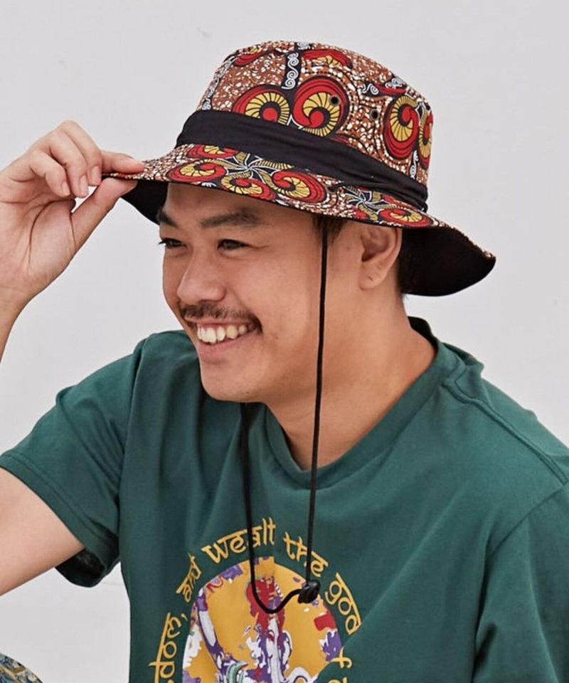 【熱門預購】大地風情雙面特色非洲傳統印花漁夫帽(10色)COHP5110 - 帽子 - 其他材質 