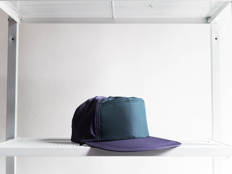 太郎パープル×ダークグリーンダブルカラー日記ゲームアンティークフラットトップダックタン野球帽野球帽 - 帽子 - 防水素材 多色