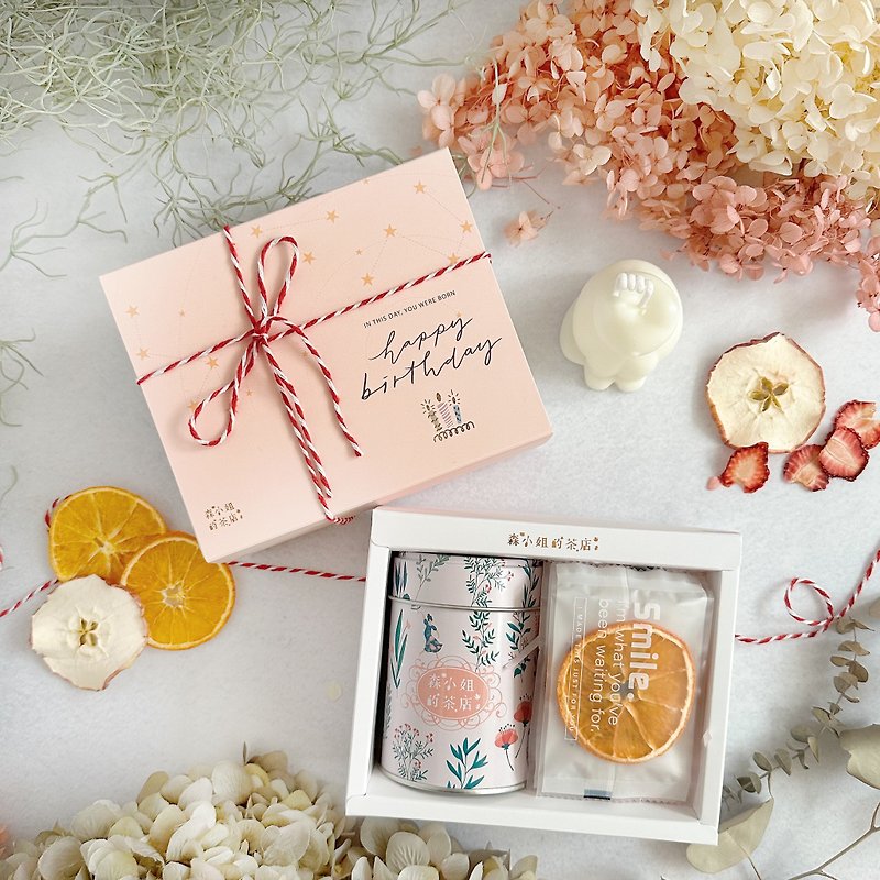 | Dried Fruit Gift Box | Flower and Fruit Tea Fresh Dried Fruit Blessing Thank You Gift Box Graduation Gift - ชา - อาหารสด 