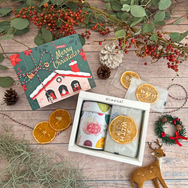 | Dried Fruit Gift Box | Floral & Fruit Tea with Fresh Dried Fruits - Healthy Christmas Gift Box, Blessing & Gratitude Gift Box, Secret Santa Gift - Tea - Fresh Ingredients 