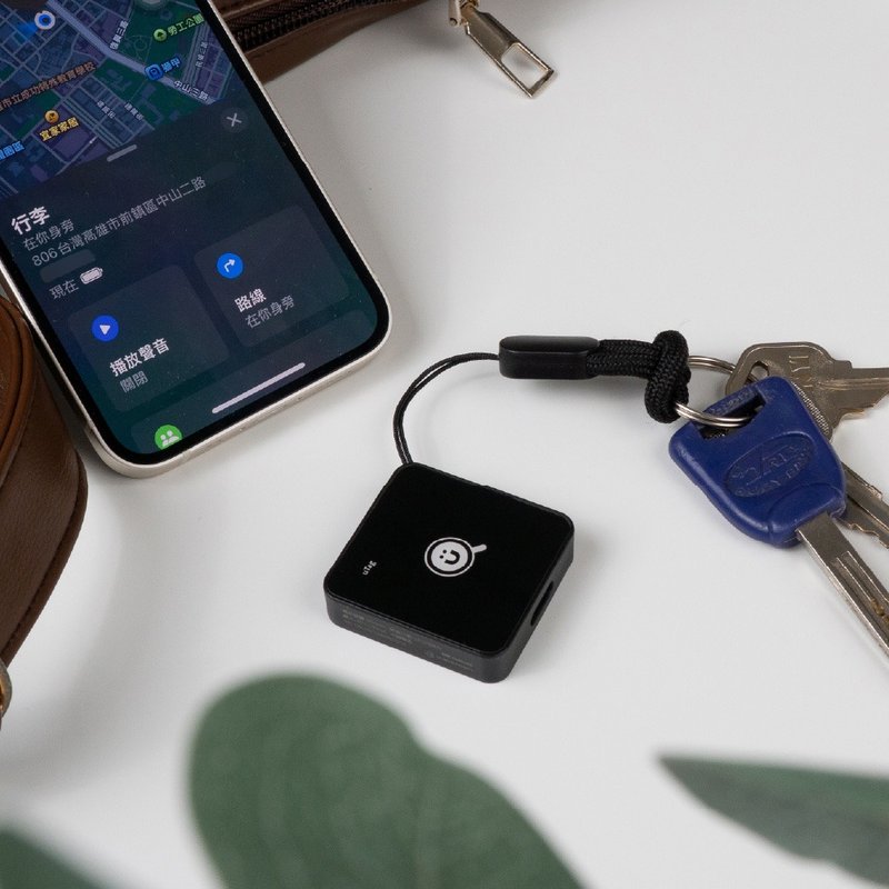 omars uTag智慧防丟器-iOS專用-Type-C充電-支援手機內建APP - 其他 - 塑膠 黑色