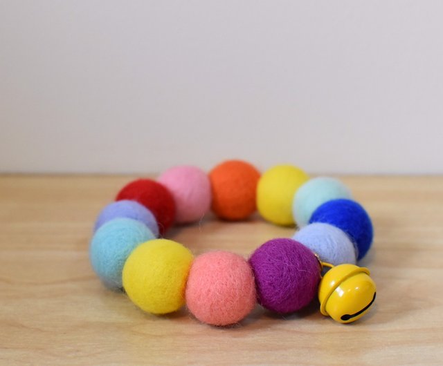 Traditional Rainbow - 2.5 cm Felt Pom Pom Balls