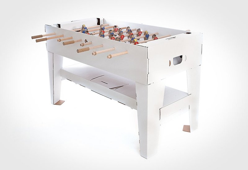 [Buyer Komi Subscript Special Zone] Three Hand Soccer Table B (including Yun) - Board Games & Toys - Paper White