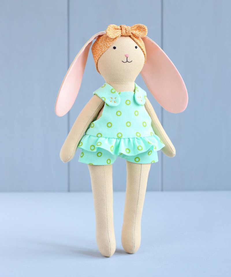 PDF Large Bunny Doll Sewing Pattern - 手工藝教學/工具書 - 其他材質 