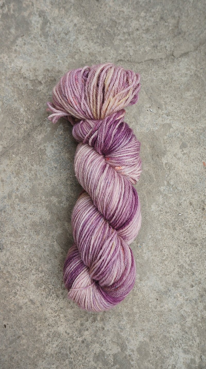 Hand dyed the line. Lavender is fragrant. 100% super wash beautiful (Sport) - Knitting, Embroidery, Felted Wool & Sewing - Wool 