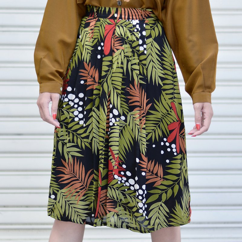 Xia Xue | vintage skirt | 24-27 waist | - กระโปรง - วัสดุอื่นๆ 