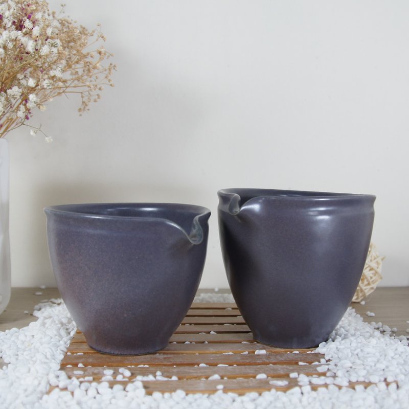 Violet tea sea, fair cup-about 300,250ml - Teapots & Teacups - Pottery Purple