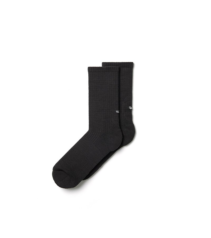 Moon Navy - Essential Crew Casual Socks - Socks - Cotton & Hemp Black