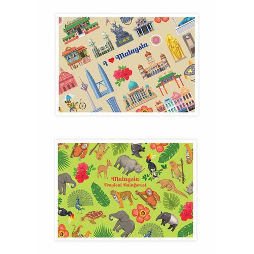 MSPS02マレーシアポストカードコレクタブルセットB - ショップ Loka