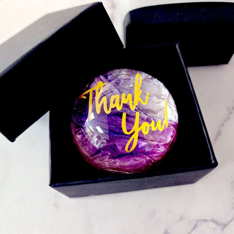 [Art Soap - Bronzing Thank You Model] Fast Shipping•Customized•Corporate•Wedding•Amino Acid Soap - สบู่ - วัสดุอื่นๆ หลากหลายสี