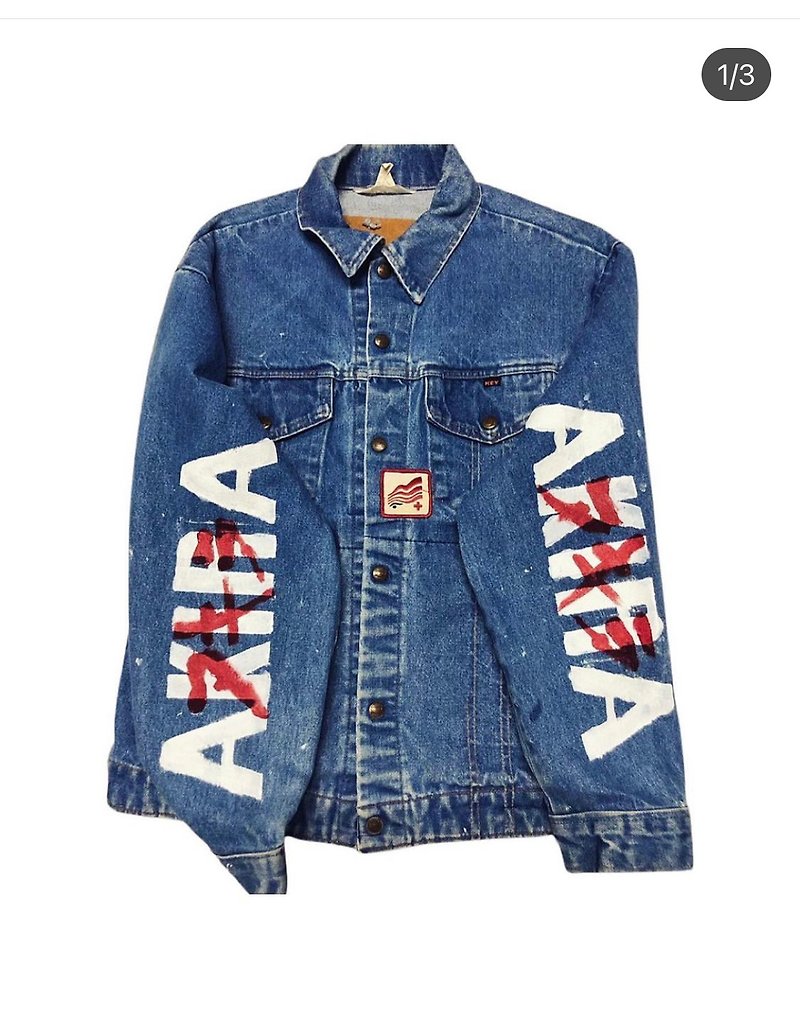 Jacket jeans (akira) - 女大衣/外套 - 其他材質 