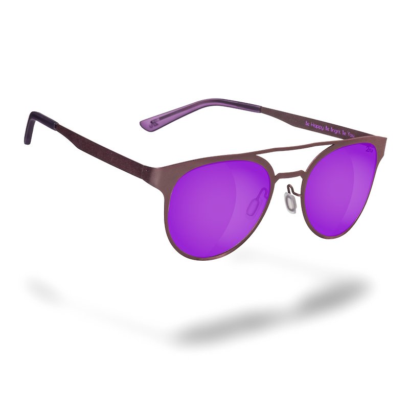 2NU - GAIA 太陽眼鏡 - Peach Purple - 眼鏡/眼鏡框 - 其他金屬 紫色
