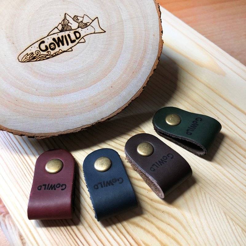 Go:wild 夠野│經典皮革集線器 捲線器/繞線器/耳機線材收納/禮物 - 捲線器/電線收納 - 人造皮革 