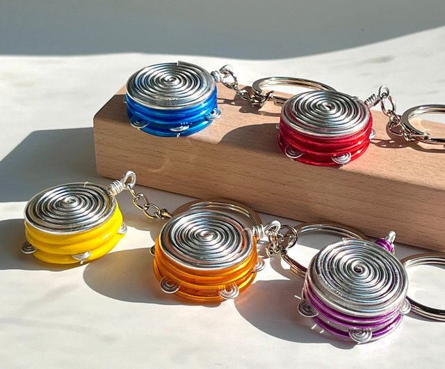 Tambourine for Wire Lover Art studio タンバリン アルミワイヤー楽器