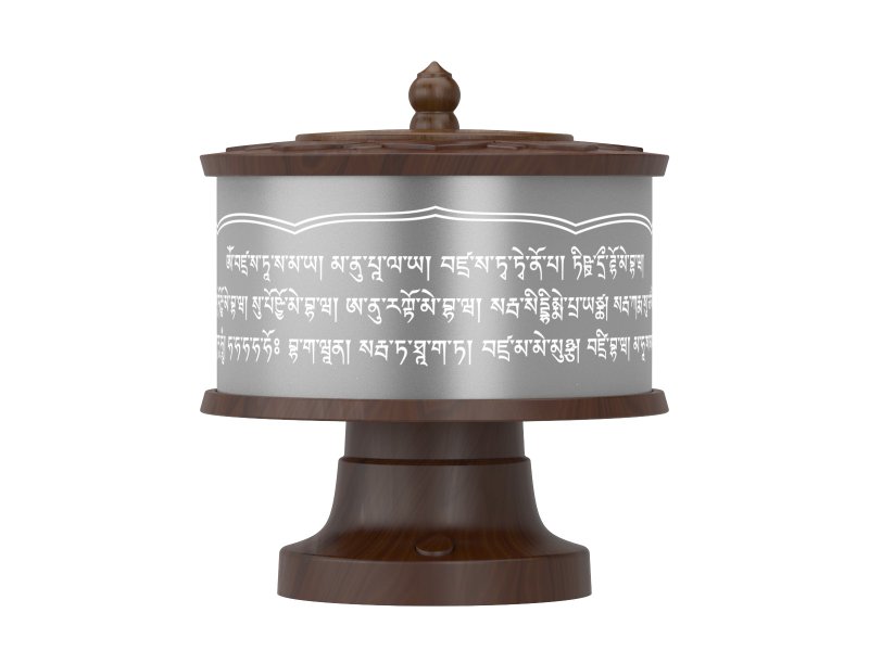 淨化 金剛薩埵 百字明咒 - 擺飾/家飾品 - 木頭 咖啡色