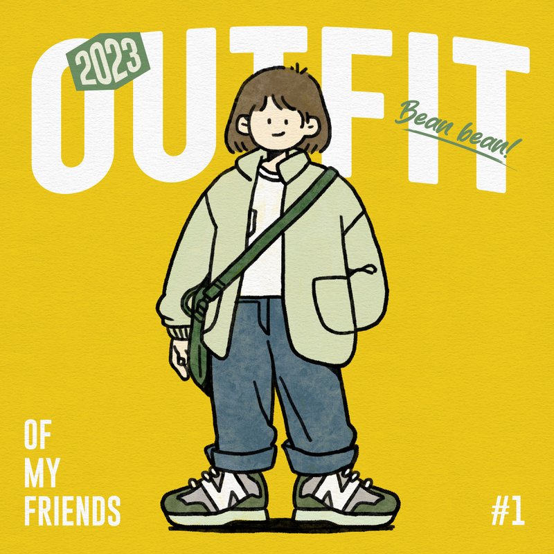 OOTD 似顏繪插畫 雜誌風 寵物 人物 客製畫像 禮物 - 電子似顏繪/繪畫/插畫 - 其他材質 