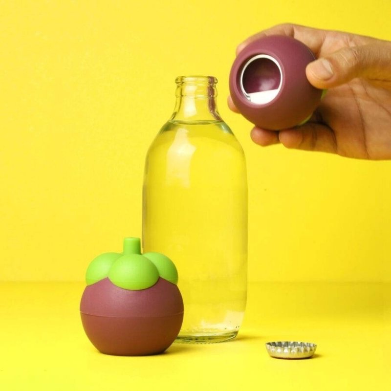 QUALY mangosteen bottle opener - ที่เปิดขวด/กระป๋อง - วัสดุอีโค สีม่วง