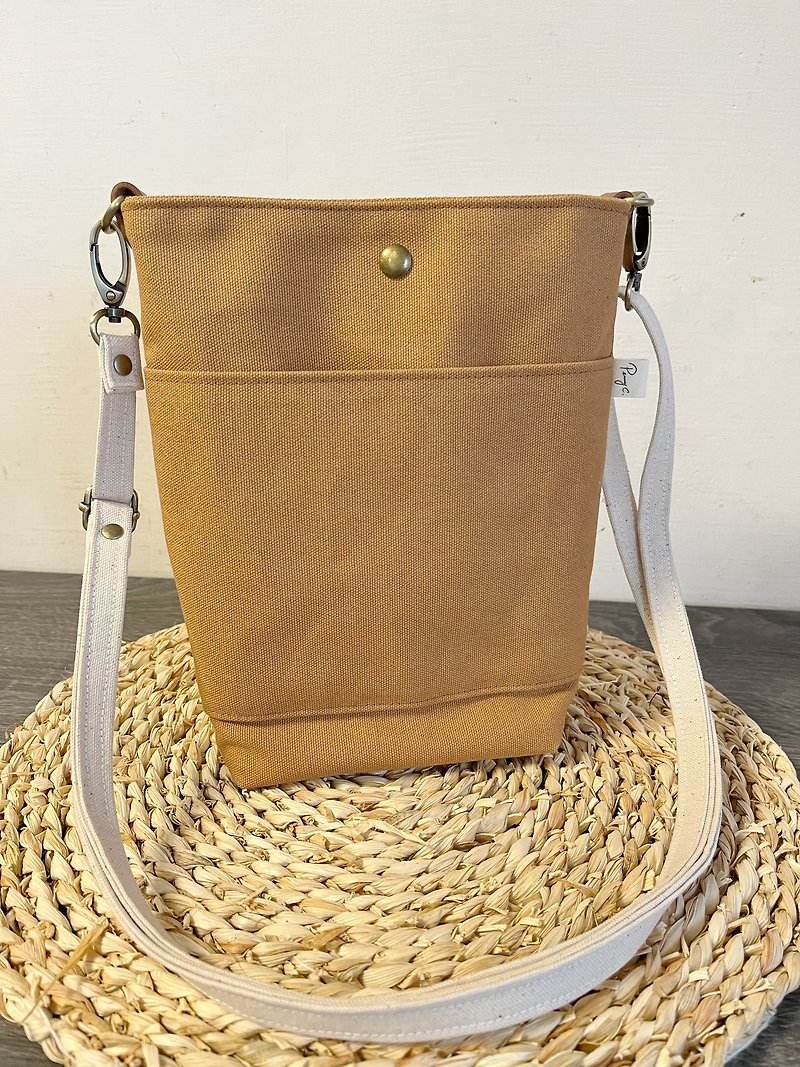 Thick canvas crossbody bag - Aprons - Cotton & Hemp 
