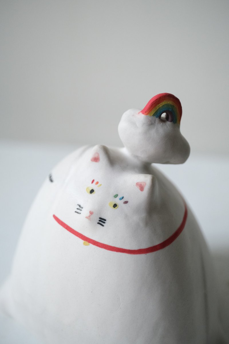 Performance Changhong Rainbow Lucky Cat - Pottery & Ceramics - Other Materials Multicolor