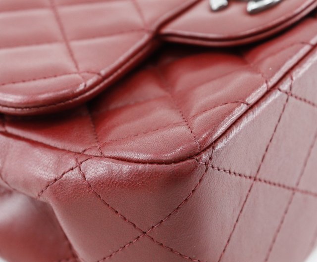 CHANEL ミニショルダーバッグ　レッド ラムスキン CHANEL シャネル ミニマトラッセ ショルダーバッグ ラムスキン レッド