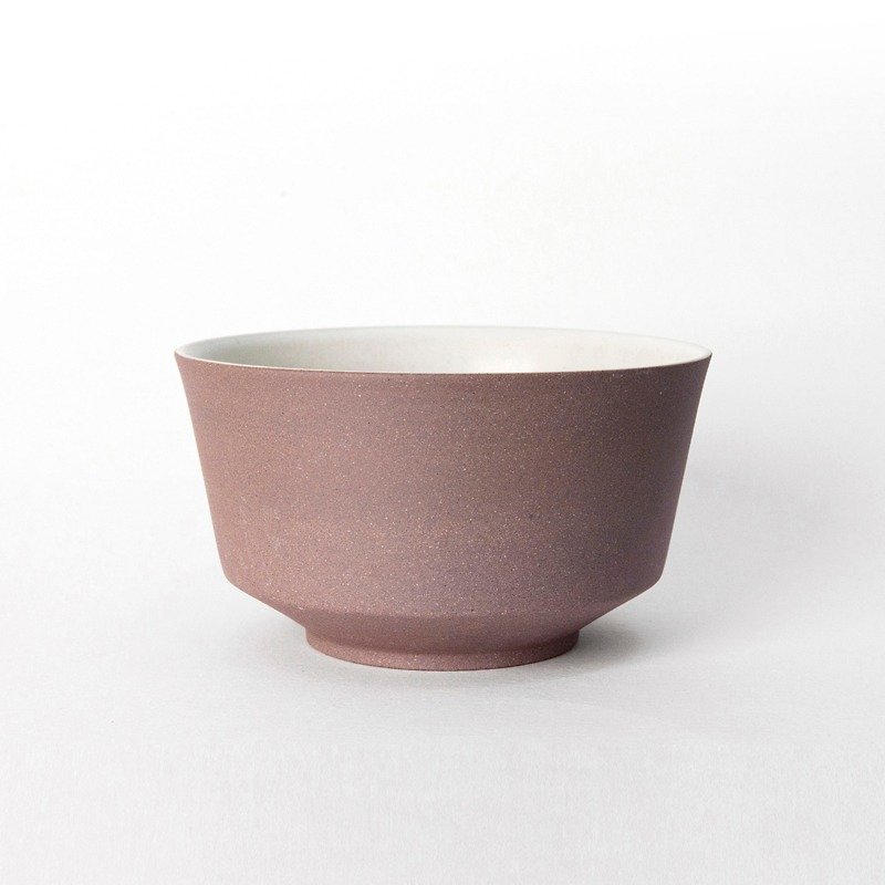 Wuyue food _ unglazed bowl - Bowls - Pottery Brown
