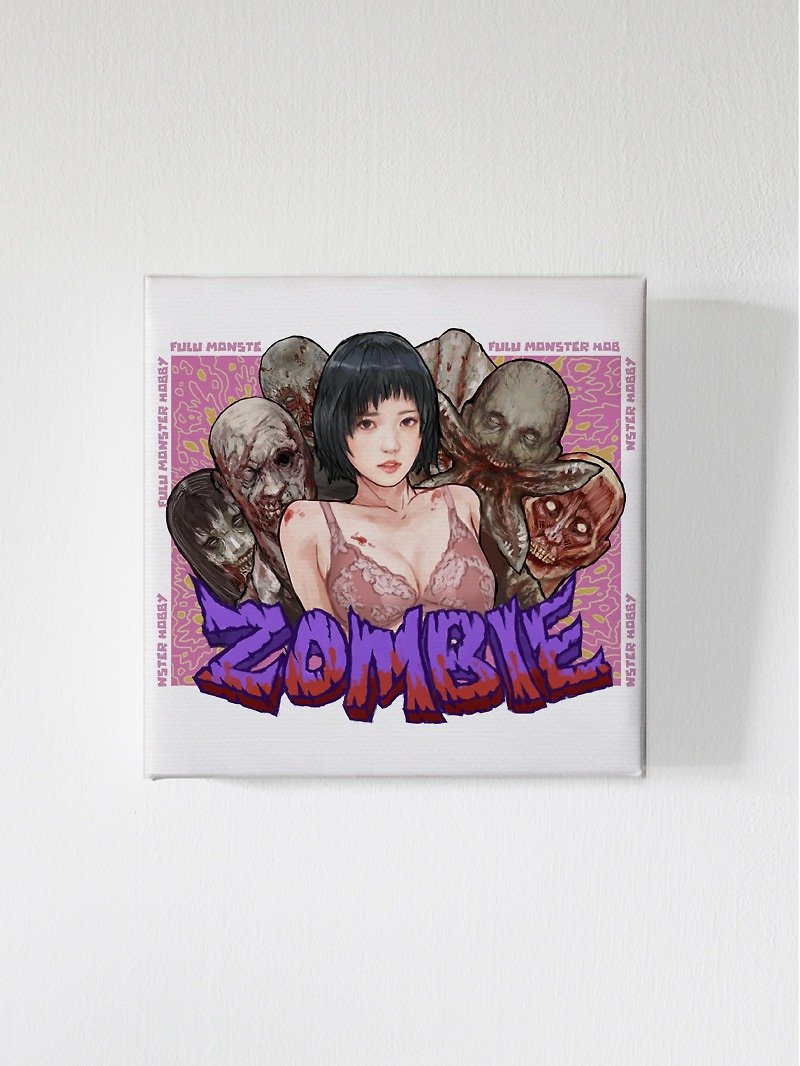 ZOMBIE zombie frameless painting - Picture Frames - Other Materials 