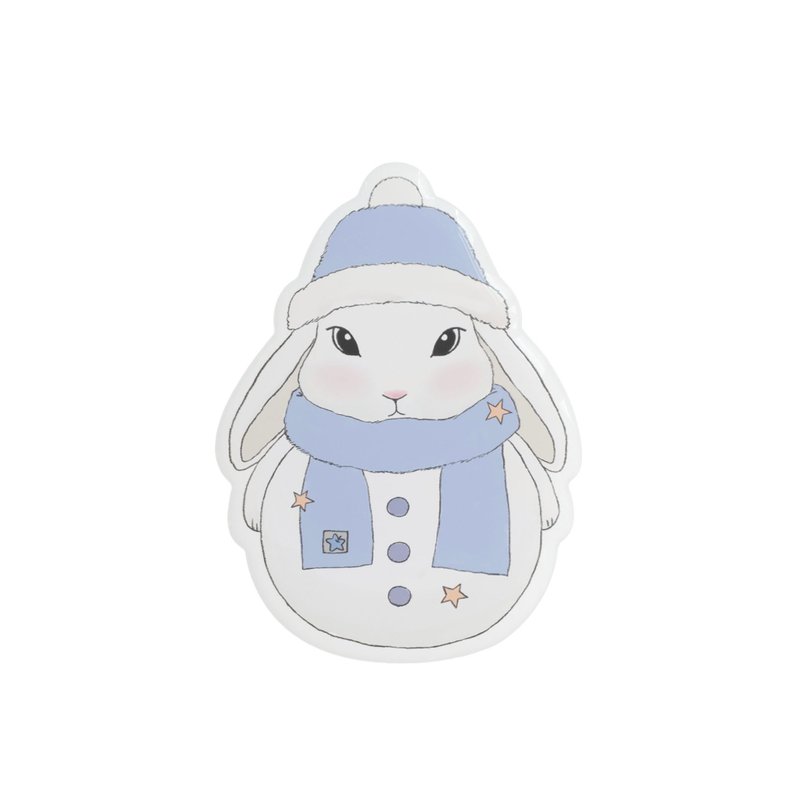 雪人（藍色）環氧樹脂 Smart Tok - 手機配件 - 其他材質 藍色