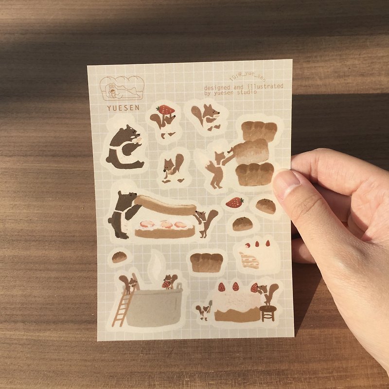 Bakery-Matte Sticker Set - Stickers - Paper Khaki