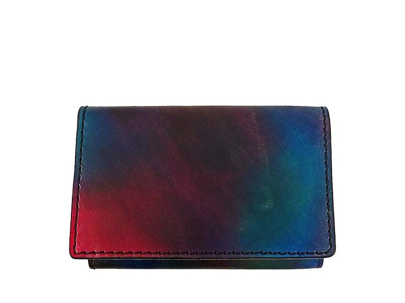 ACROMO Flap Card Holder - Card Holders & Cases - Genuine Leather Multicolor