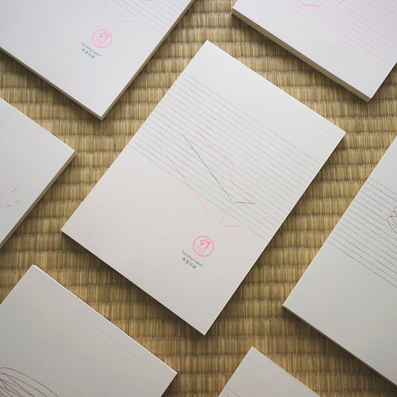 [琅茶x O.OO] tea notebook / limited hole printing - Notebooks & Journals - Paper 