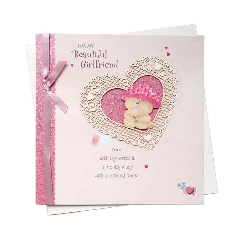 送給我美麗的女朋友【Hallmark-ForeverFriends卡片 生日祝福】 - 卡片/明信片 - 紙 多色