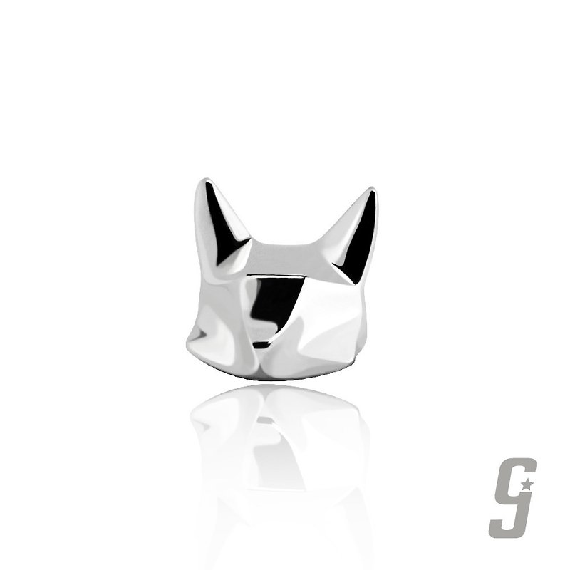 Bionic-Ink Fox Earrings - Earrings & Clip-ons - Other Metals 
