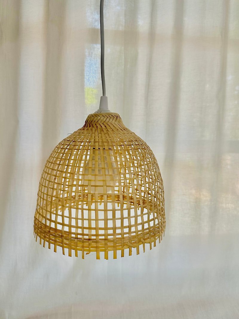 coop | 竹ランプシェード | 籐のランプシェード | 垂れ飾り | シャンデリア | 編み込みペンダントライト - 照明・ランプ - 竹製 