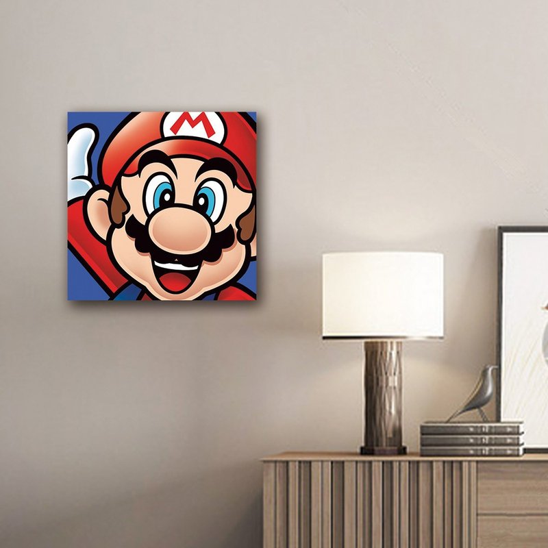 [Nintendo Super Mario] Super Mario frameless hanging painting mural hanging painting - Posters - Other Materials 