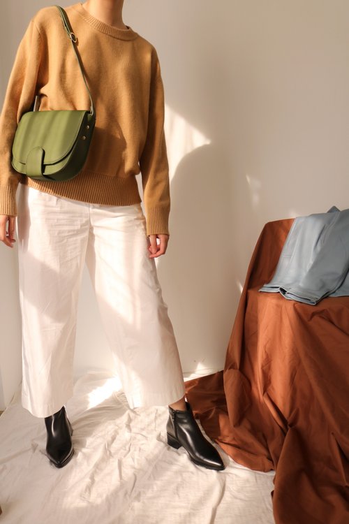 MétaFormose 【下單訂製】Anouk Sweater駝色圓領經典喀什米爾山羊絨毛衣 多色
