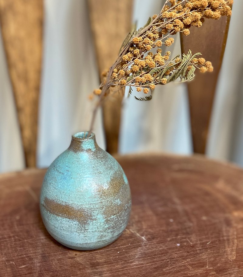 球形の小花 - 花瓶・植木鉢 - 陶器 