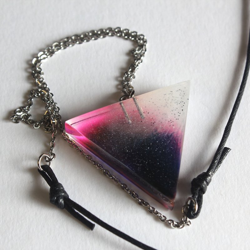 Resin Necklace / Party Animal - Necklaces - Plastic Purple