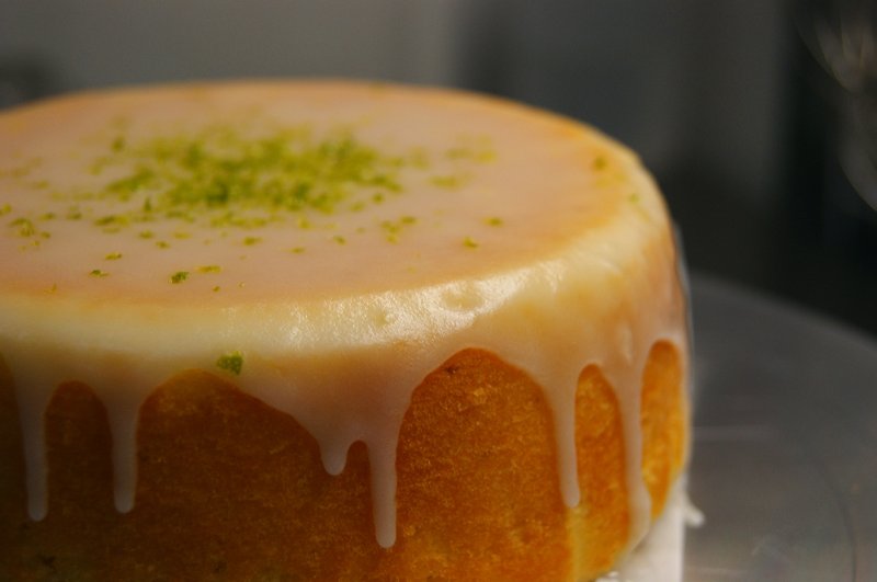 レモンフロスティングケーキ/おばあちゃんレモンケーキ/6インチ - ケーキ・デザート - 食材 オレンジ