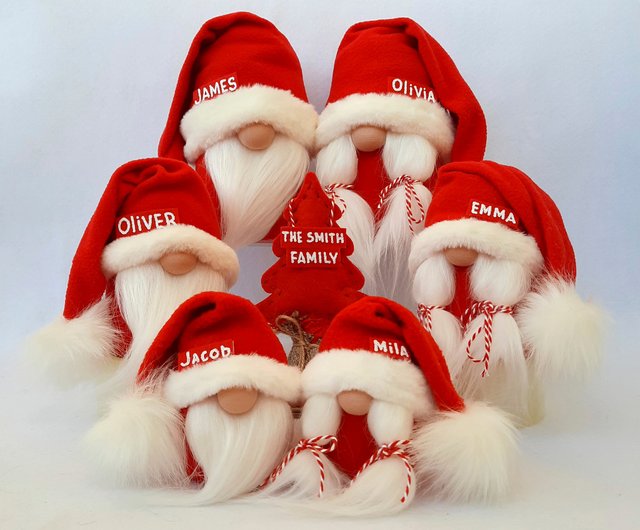 Christmas Gnomes - Handmade Gnome Christmas Decorations, 12 Inch Swedish  Plush - Shop GnomesByEkaterina Stuffed Dolls & Figurines - Pinkoi