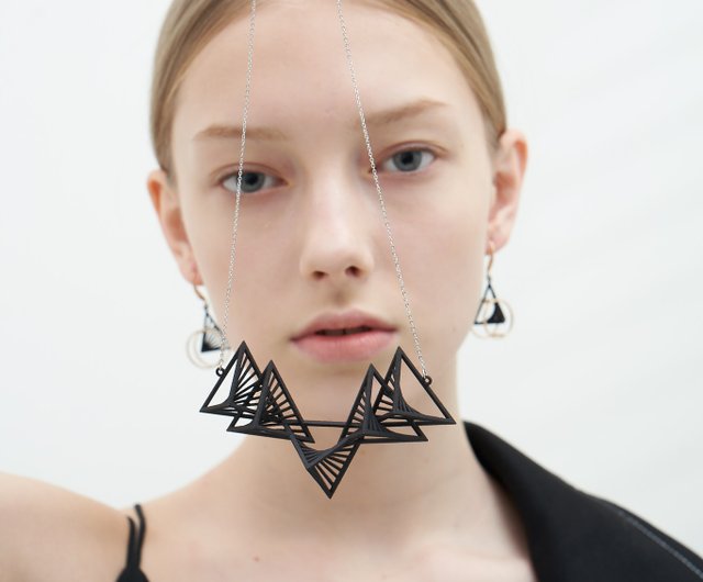 Triangle Earrings - Shop 3D Printed Earrings