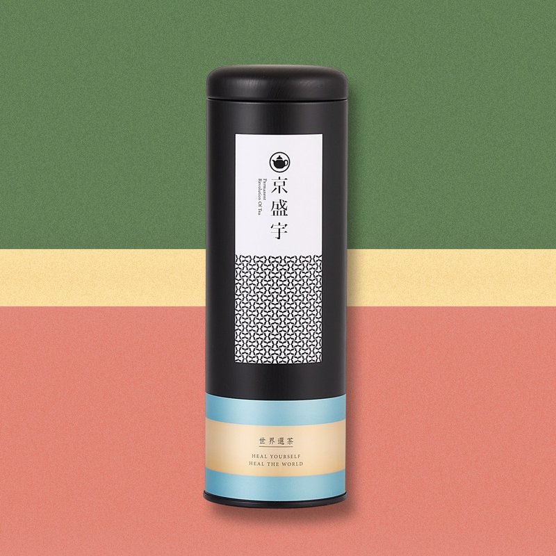京盛宇【茶葉】日本八女焙茶-罐裝茶葉50g-世界選茶系列 - 茶葉/茶包/水果茶 - 新鮮食材 橘色