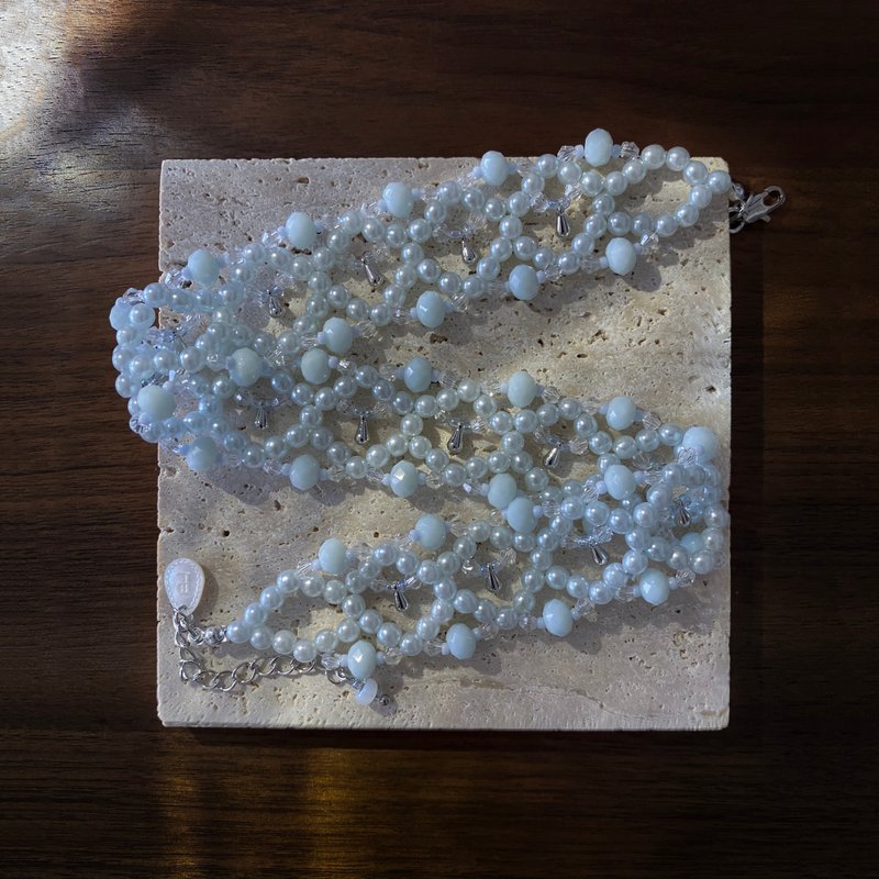 Atelier Pluton實驗序號 | PL332 - 項鍊 - 玻璃 藍色