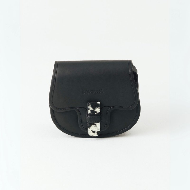 Mini Modern Negro - Messenger Bags & Sling Bags - Genuine Leather Black