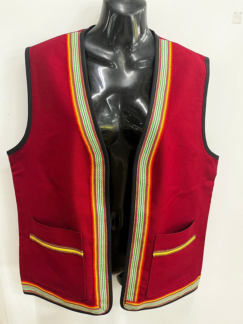 Aboriginal/Sediq/Weaving/Customized vest - Women's Vests - Cotton & Hemp 