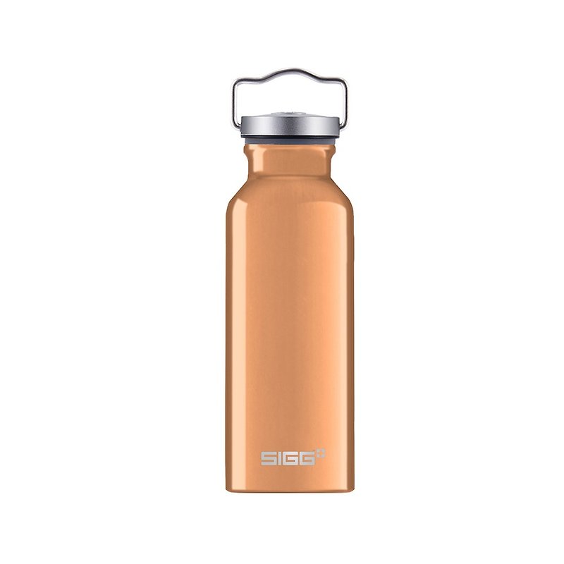 スイスセンテニアルSIGGクラシックコールドウォーターボトル/ステンレスコールドウォーターボトル/軽量ウォーターボトル500ml-ブロンズ - 水筒・タンブラー・ピッチャー - ステンレススチール オレンジ