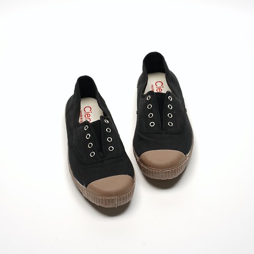 CIENTA 西班牙帆布鞋 西班牙帆布鞋 CIENTA M70997 01 黑色 咖啡底 經典布料 大人