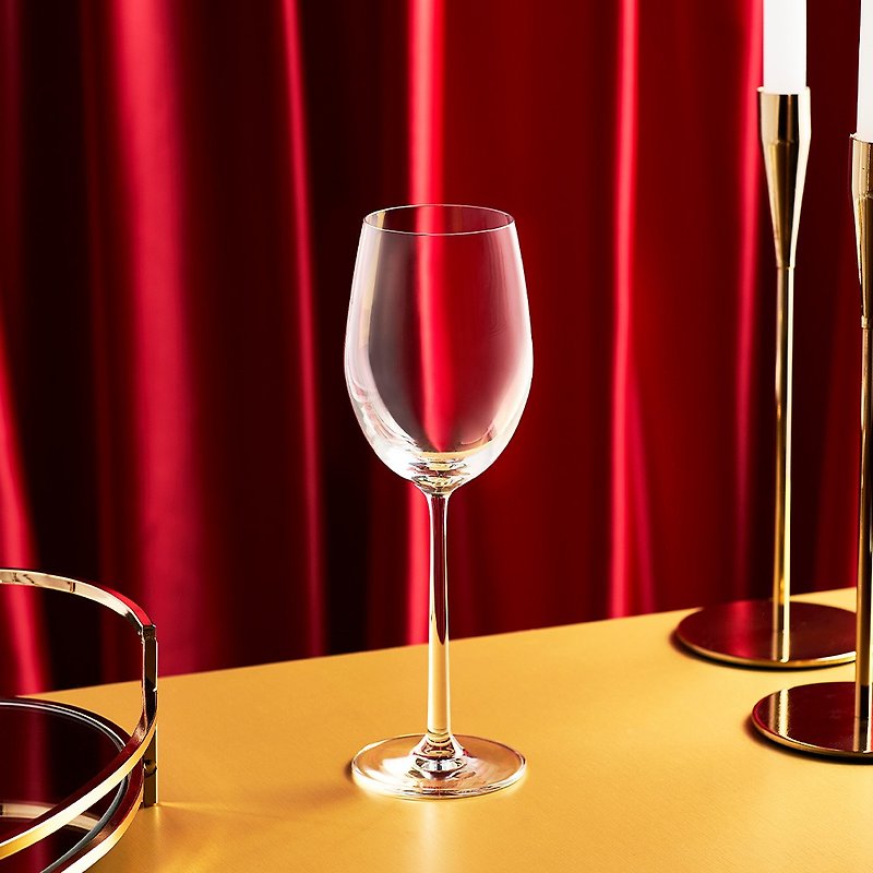 ルカリス 無鉛クリスタル シャルドネ 白ワイングラス 405ml 上海シリーズ - グラス・コップ - ガラス 透明