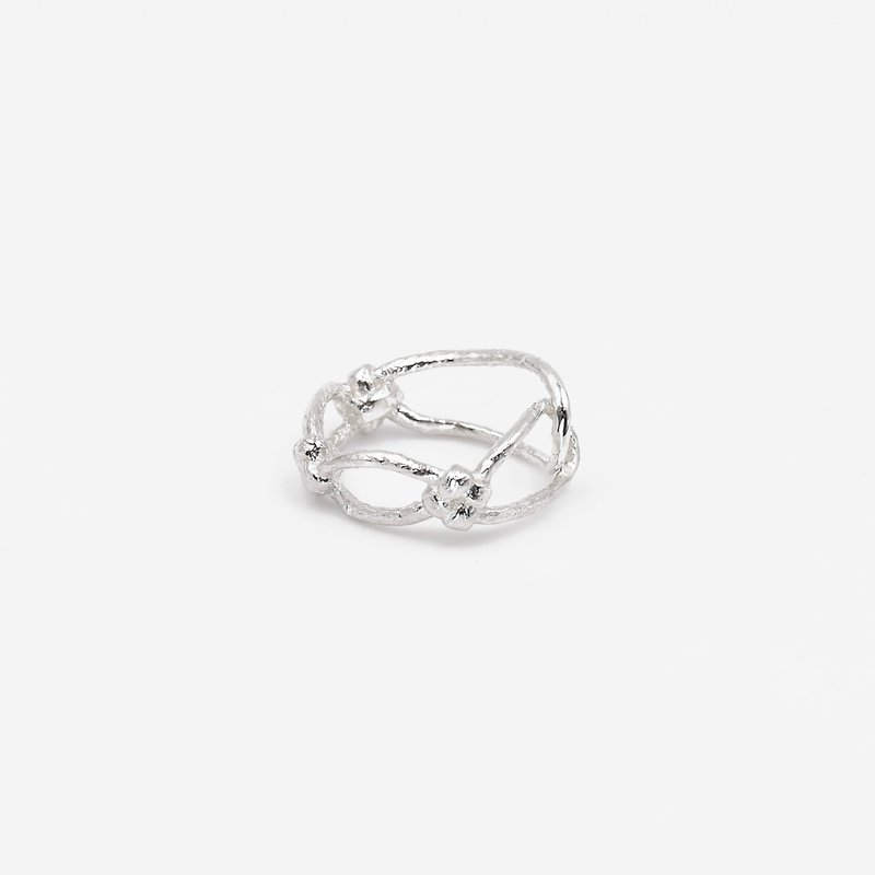 3 cross knot rings - General Rings - Sterling Silver Silver