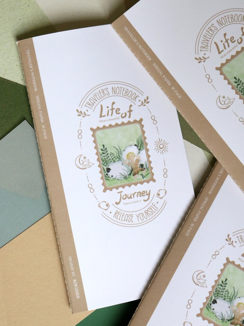 Travel Notebook旅行手帳特種紙內芯本 - 筆記本/手帳 - 紙 