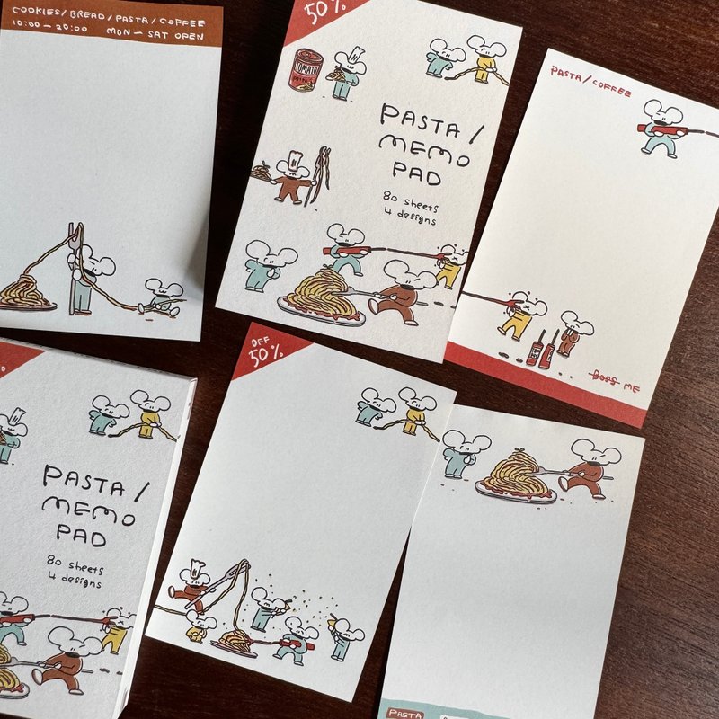 Pasta // Memo pad - 便條紙/便利貼 - 紙 